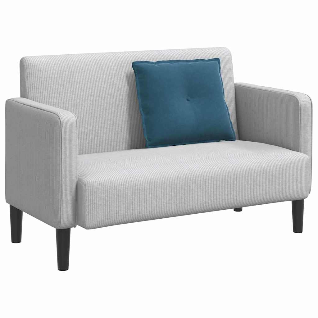 Vidaxl rugkussen blauw 60 x 50 cm cordstof
