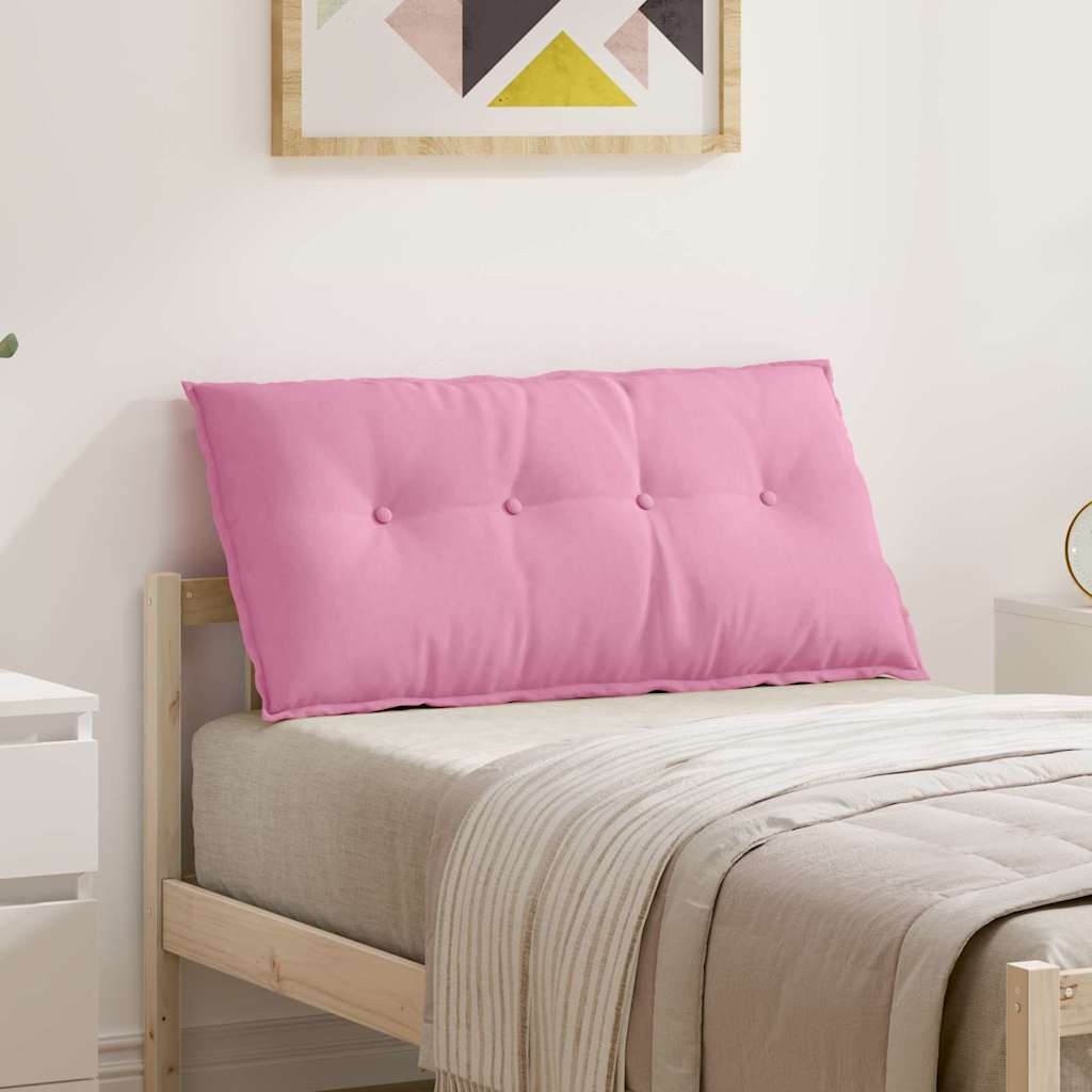 Vidaxl rugkussen roze 100 x 50 x 19 cm stof