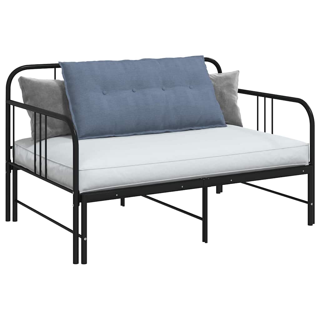 Vidaxl rugkussen blauw 100 x 50 x 19 cm katoen stof