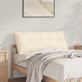 Vidaxl rugkussen crème 120 x 50 cm cordstof