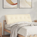 Vidaxl rugkussen crème 140 x 50 cm cordstof