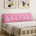 Vidaxl rugkussen roze 180 x 50 x 19 cm stof