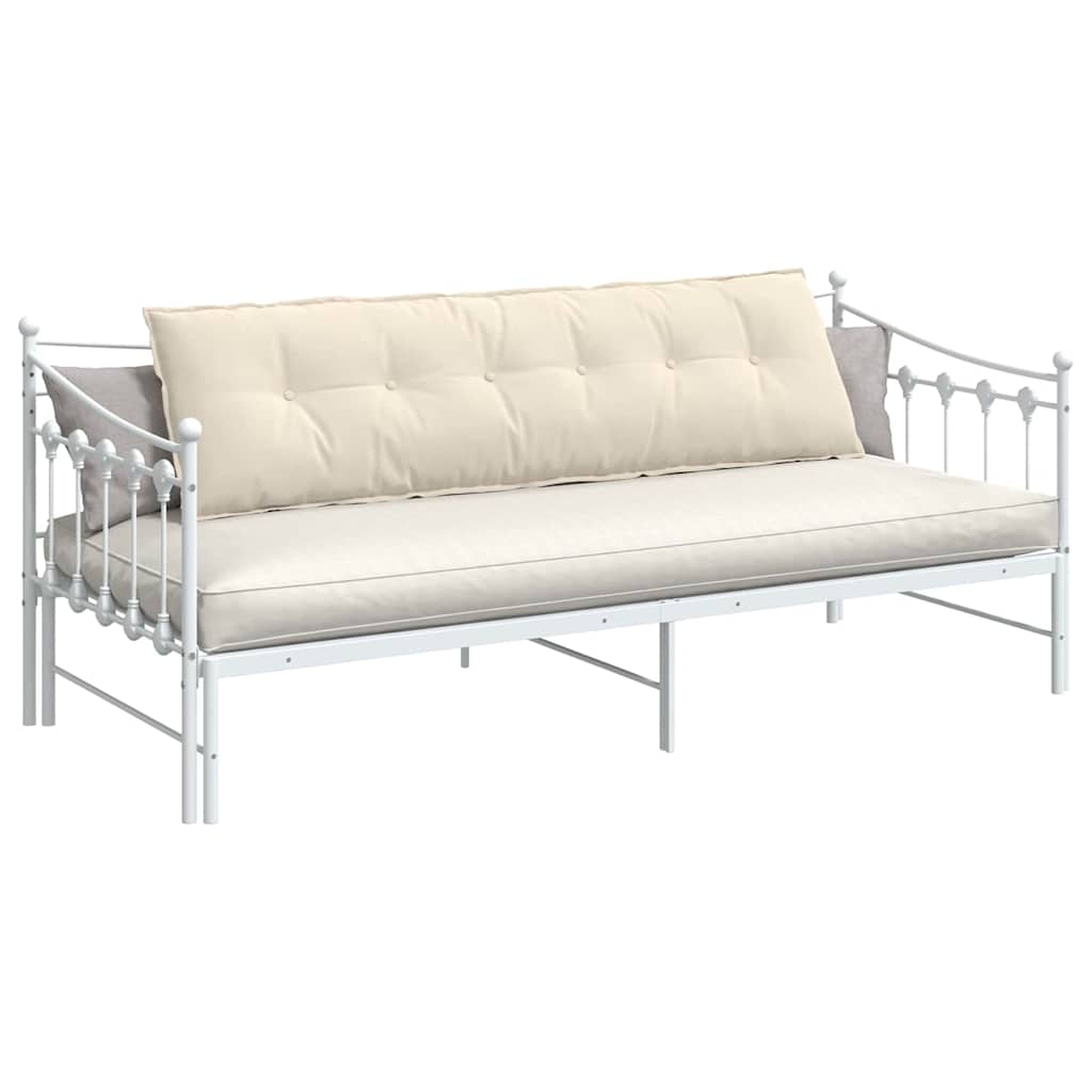 Vidaxl rugkussen beige 180 x 50 x 19 cm microvezel stof