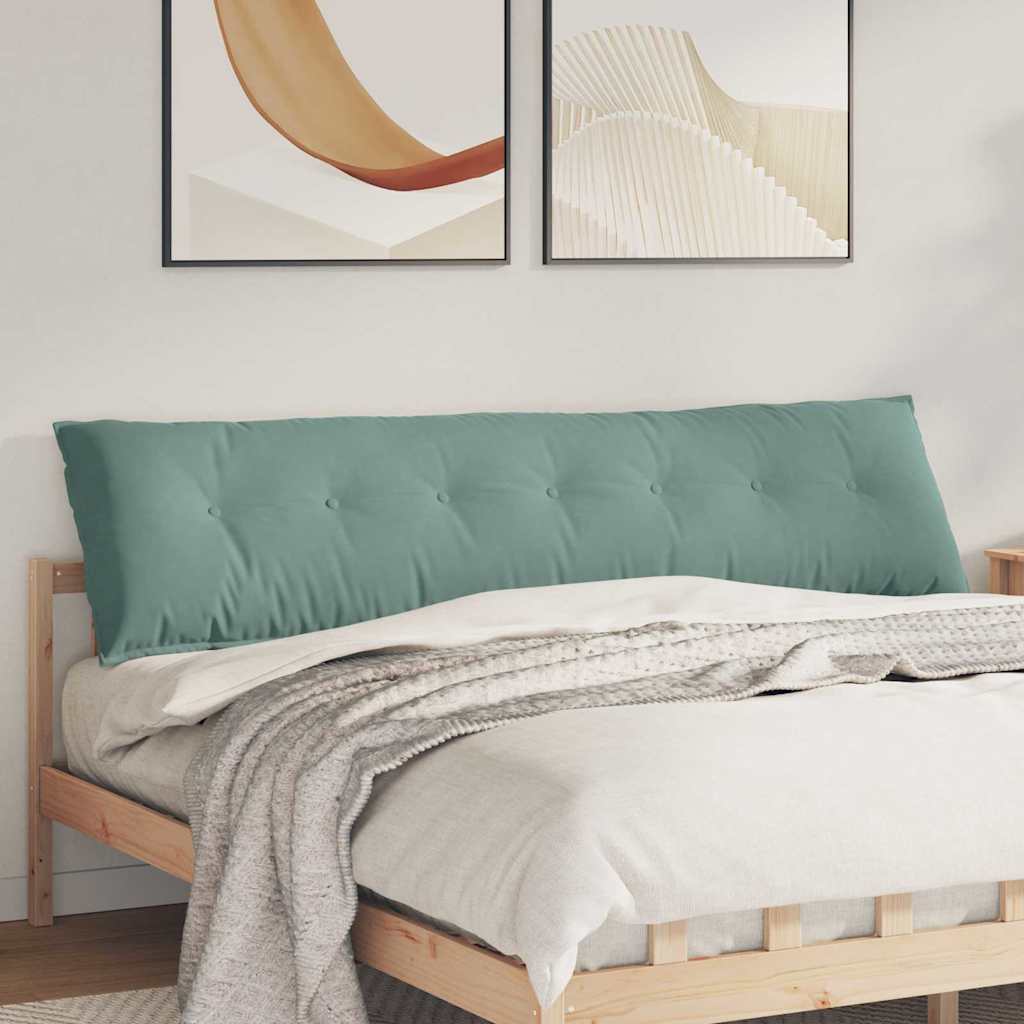 Vidaxl rugkussen zeegroen 200 x 50 cm cordstof