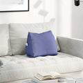 Vidaxl rugkussen jeans blauw 45 x 20 x 35 cm stof
