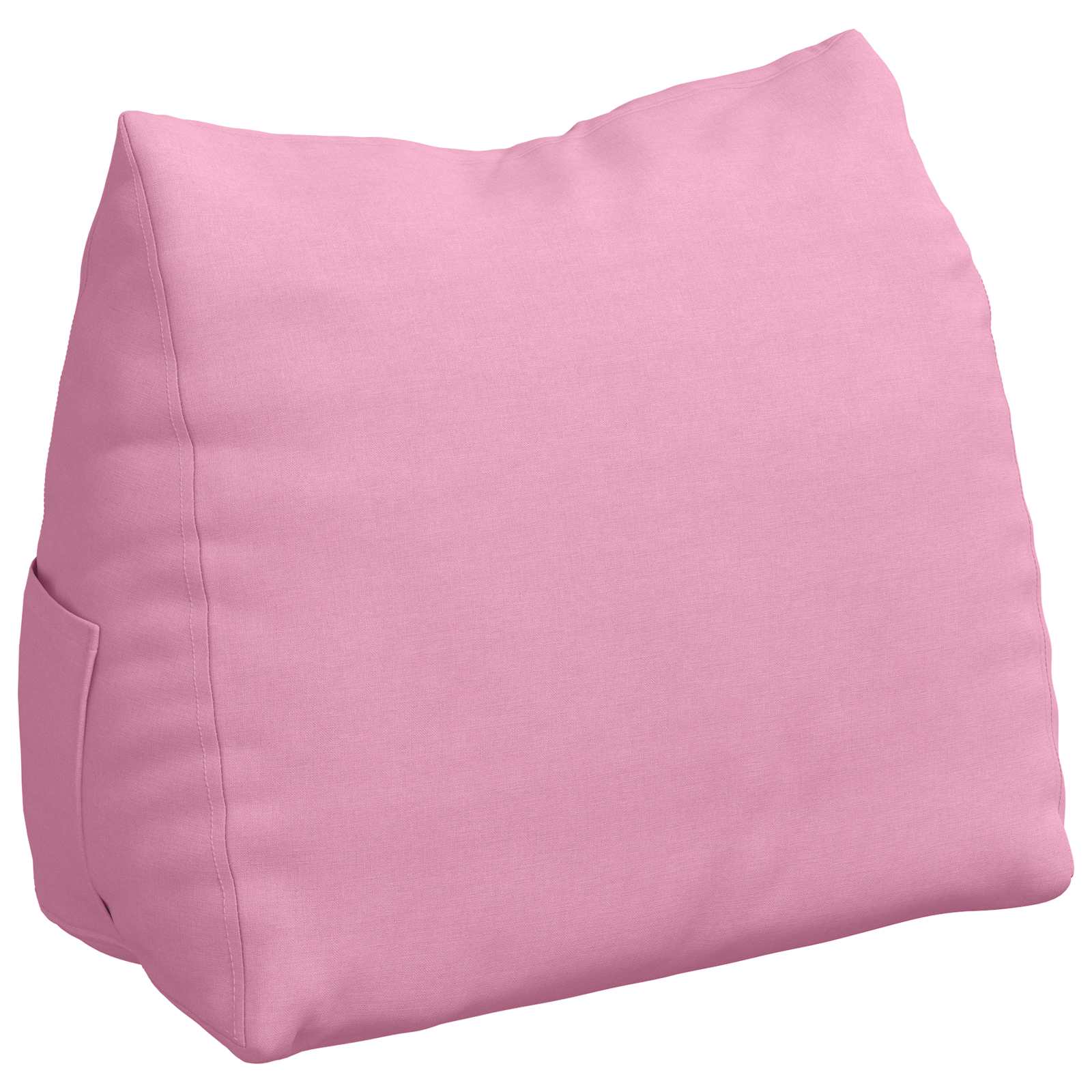 Vidaxl rugkussen roze 60 x 20 x 50 cm stof