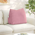 Vidaxl rugkussen roze 60 x 20 x 50 cm cordstof