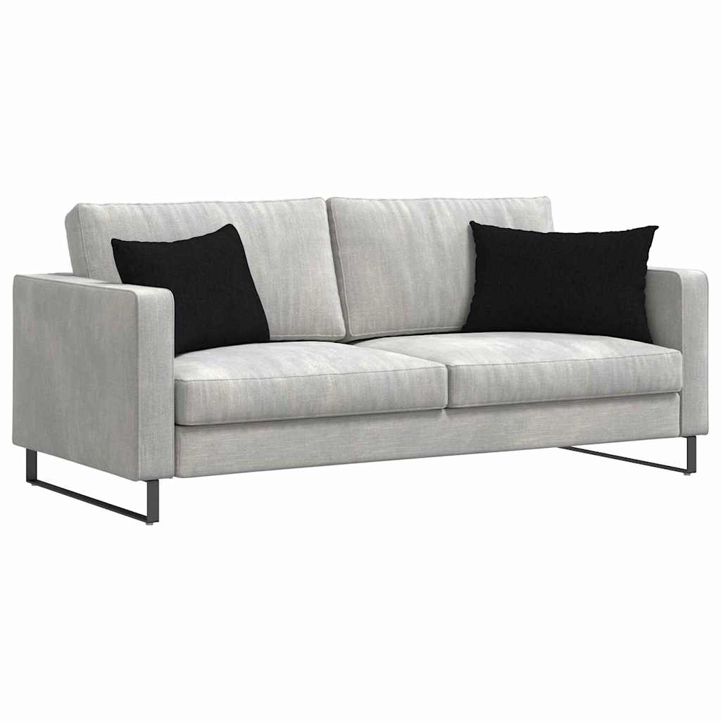 Vidaxl sofa kussens 2 st stof zwart 60 x 40 cm