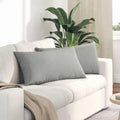 Vidaxl sofa kussens 2 stuks lichtgrijs 80 x 40 cm stof
