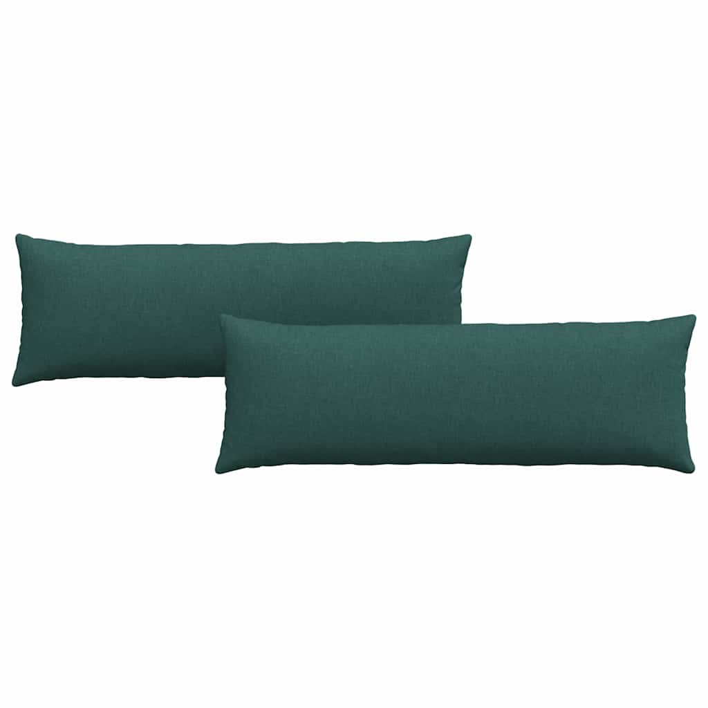 Vidaxl sofa kussens 2 pcs donkergroen 120 x 40 cm stof