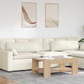 Vidaxl sofa kussens 2 stuks crème 120 x 40 cm cordstof