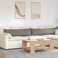 Vidaxl sofa kussens 2 stuks taupe 145 x 40 cm stof