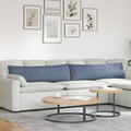 Vidaxl sofa kussens 2 stuks blauw 145 x 40 cm cordstof