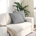Vidaxl sofa kussens 2 pcs wolkengrijs 45 x 45 cm stof