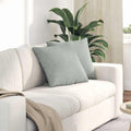 Vidaxl sofa kussens 2 stuks lichtgrijs 45 x 45 cm cordstof