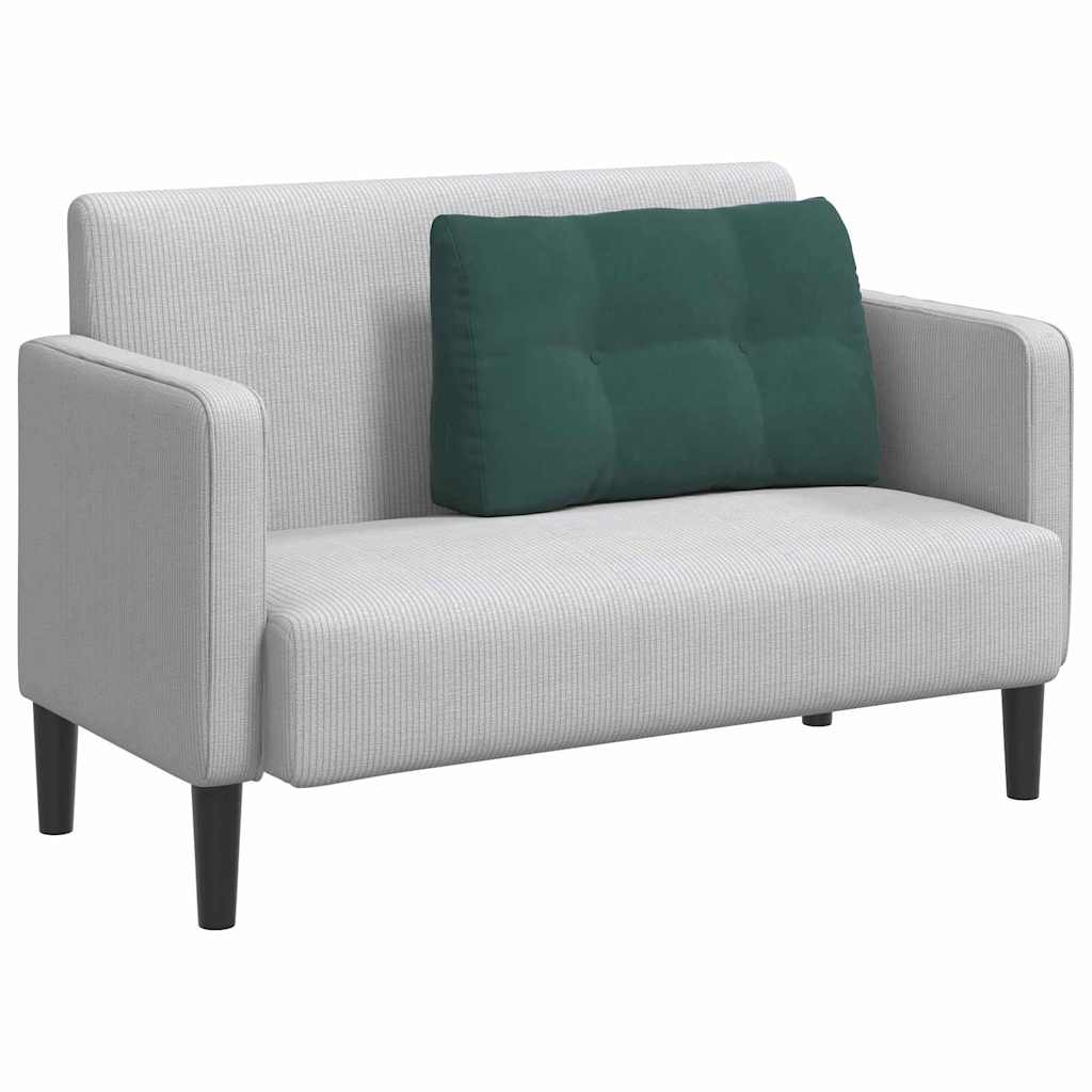 Vidaxl rugkussen donkergroen 80 x 24 x 50 cm fluweel
