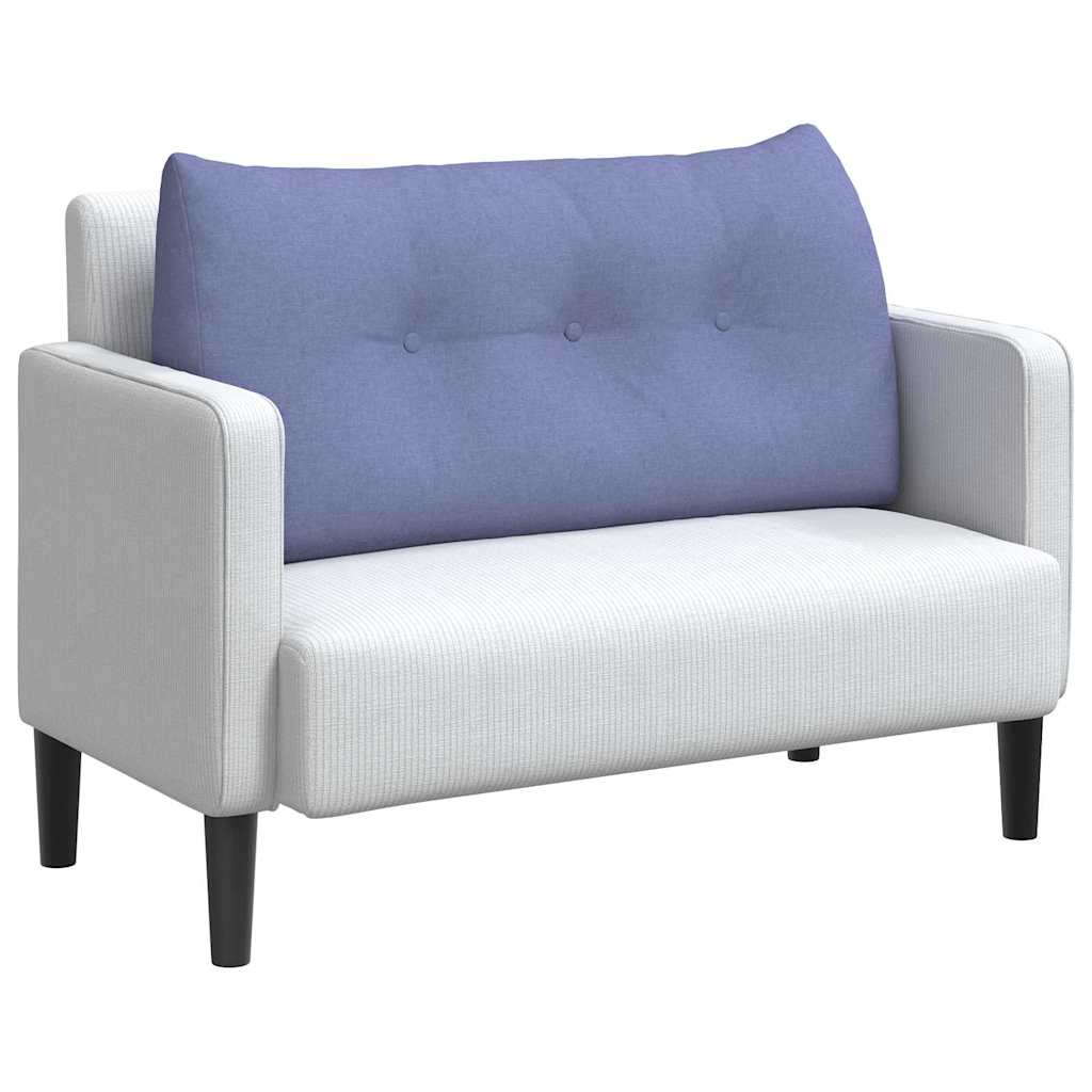 Vidaxl rugkussen jeans blauw 100 x 50 x 24 cm stof