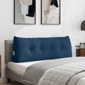 Vidaxl rugkussen blauw 120 x 24 x 50 cm stof