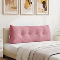 Vidaxl rugkussen roze 120 x 24 x 50 cm fluweel