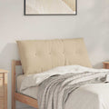 Vidaxl rugkussen crème 100 x 19 x 50 cm stof
