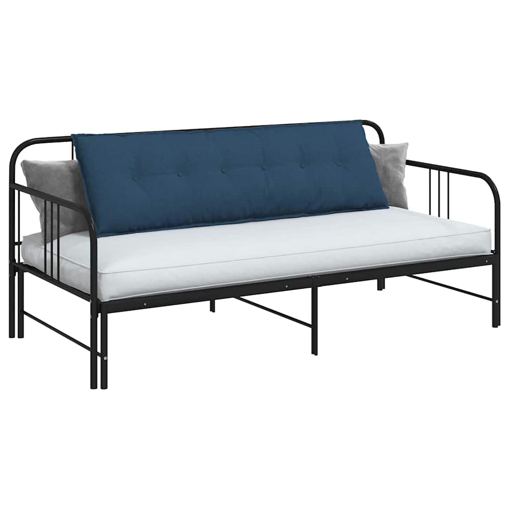 Vidaxl rugkussen blauw 160 x 19 x 50 cm stof
