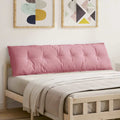 Vidaxl rugkussen roze 180 x 50 cm cordstof