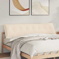 Vidaxl rugkussen beige 200 x 50 cm microvezel stof