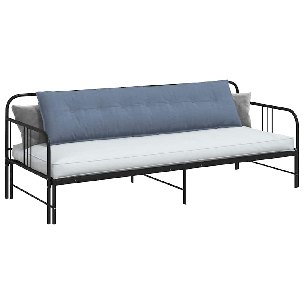 Vidaxl rugkussen blauw 200 x 50 cm cordstof