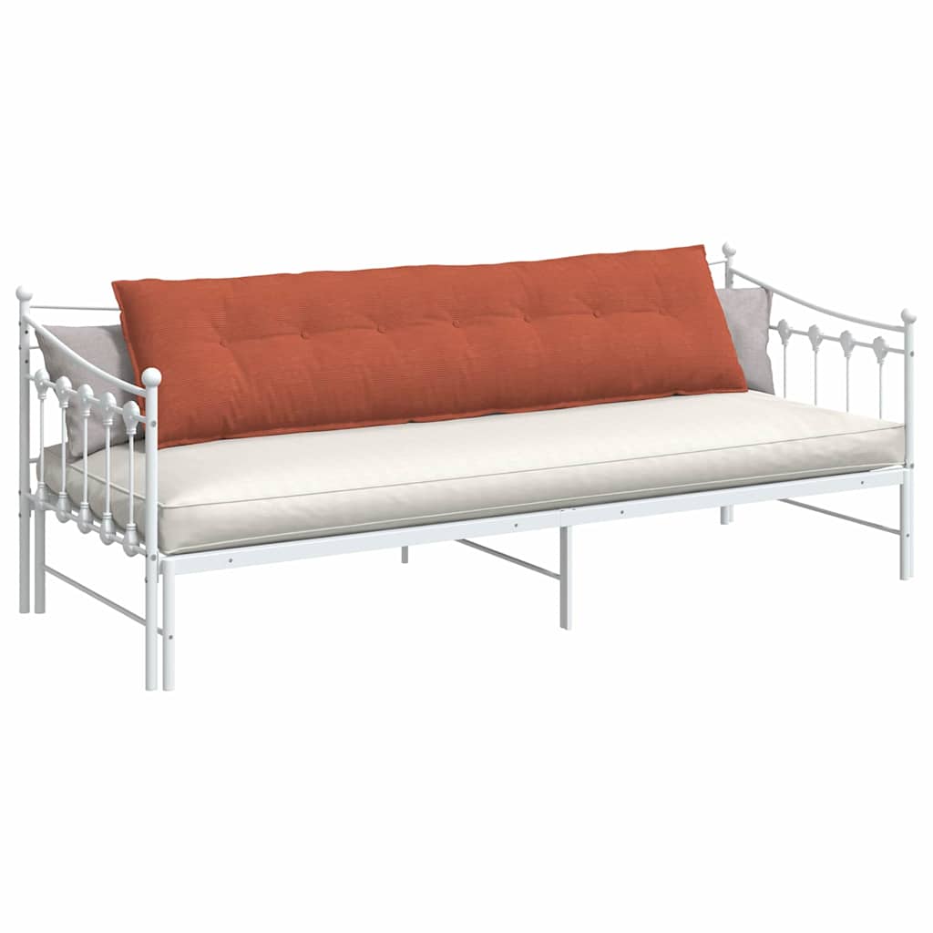 Vidaxl rugkussen rood-oranje 200 x 50 cm cordstof