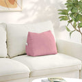 Vidaxl rugkussen roze 45 x 20 x 35 cm cordstof