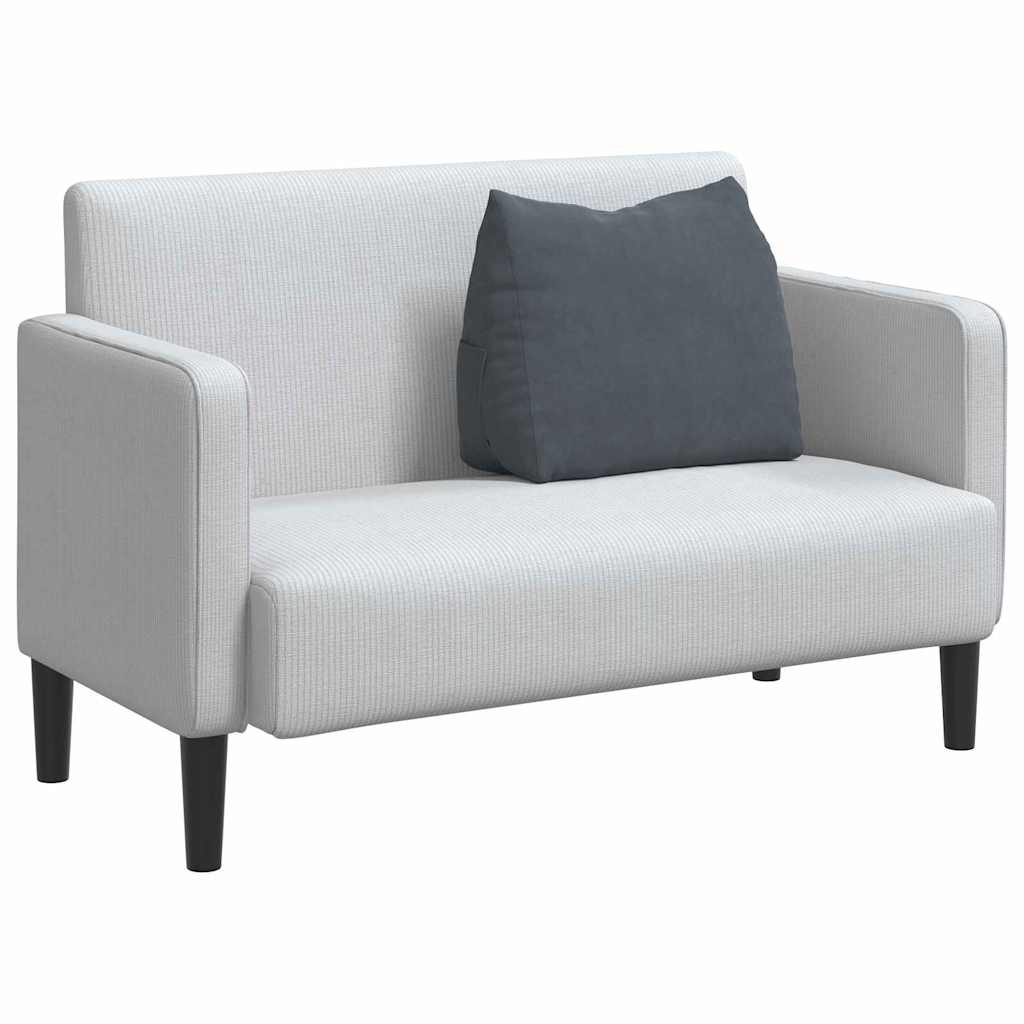 Vidaxl rugkussen donkergrijs 60 x 20 x 50 cm cordstof