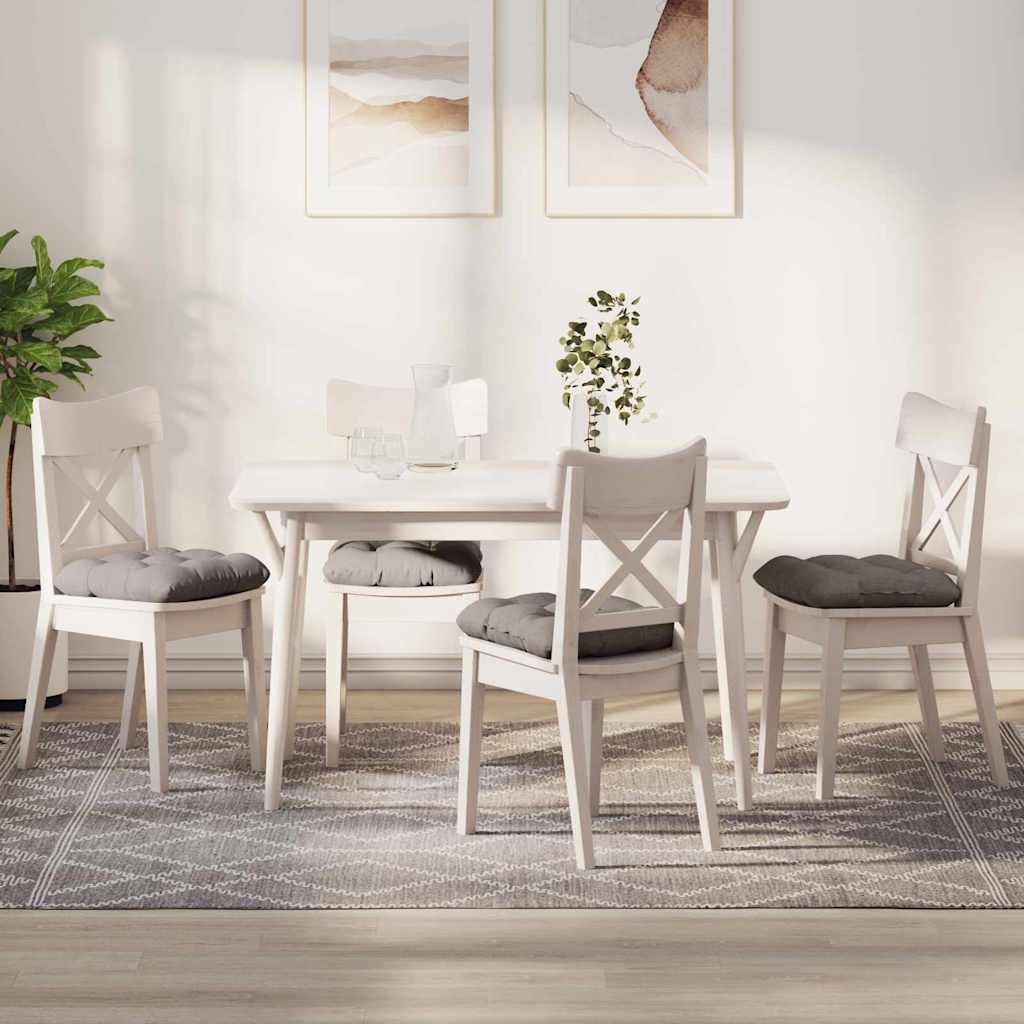 Vidaxl zitkussens 4 st stof taupe 40 x 40 x 12 cm