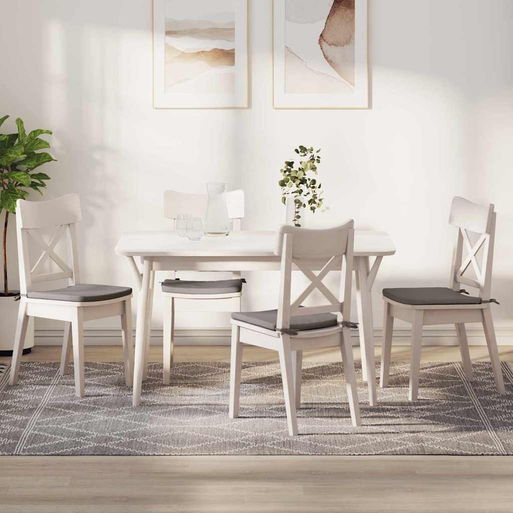 Vidaxl zitkussens 4 pcs taupe 40 x 40 x 3 cm stof