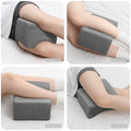 Vidaxl kniekussen éénkleurig grijs 26 x 21,5 x 15 cm polyester