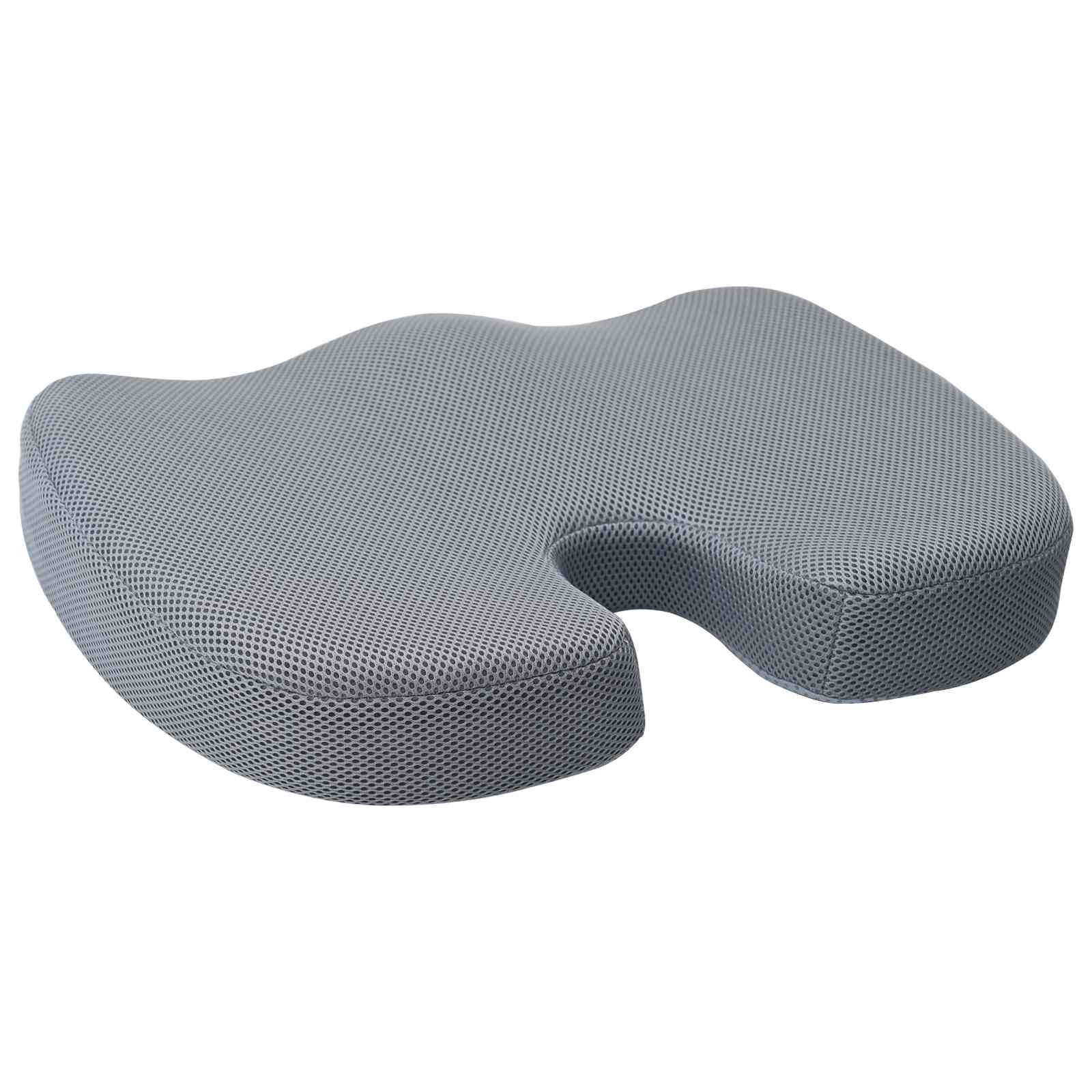 Vidaxl zitkussen met kussen grijs 47 x 37 x 8 cm met gaasdoek