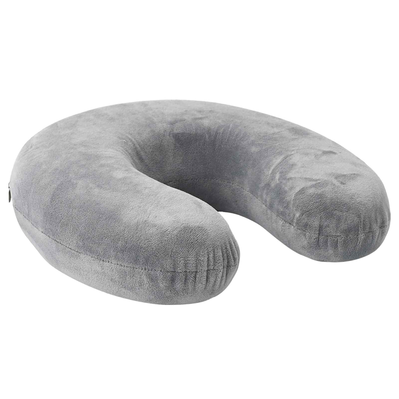 Vidaxl reiskussen voor de nek grijs 27 x 27 x 8,5 cm fluweel