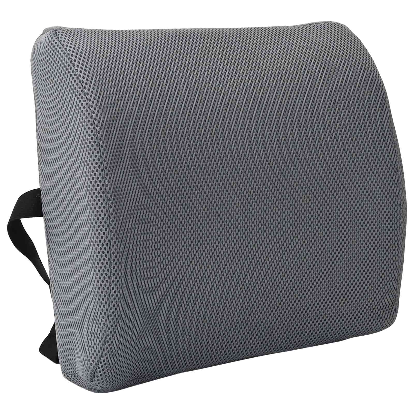 Vidaxl rugkussen met kussen grijs 36 x 30 x 12 cm met gaasdoek