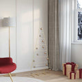 Vidaxl metalen kerstboom met standaard goud 150 cm poedergecoat staal