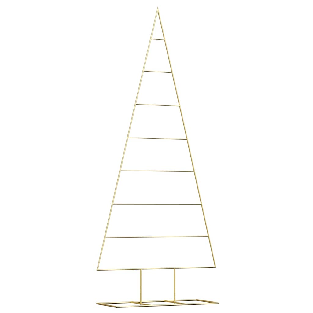 Vidaxl metalen kerstboom goud 181 cm poedergecoat staal