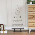 Vidaxl metalen kerstboom met standaard zwart 90 cm staal