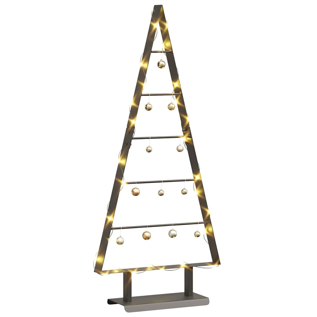 Vidaxl metalen kerstboom zwart 90 cm staal