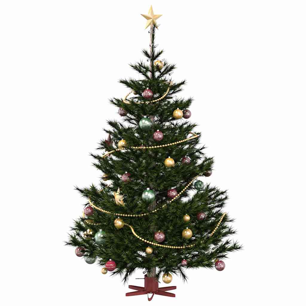 Vidaxl kerstboomstandaard 1.73 rood 50 x 50 x 15,5 cm staal