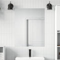 Vidaxl zelfklevende spiegel film 90 x 100 cm 2 pcs zilver pet