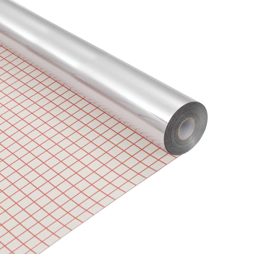 Vidaxl zelfklevende spiegelfolie zilver 90 x 2000 cm pet