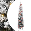 Vidaxl kunstkerstboom groen 210 cm pvc en staal en kunststof