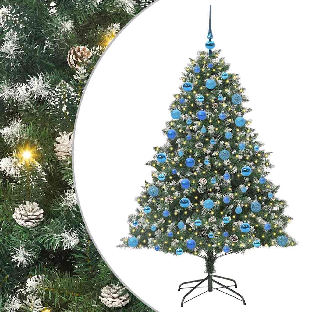 Vidaxl kunstkerstboom groen 180 cm pvc en plastic en staal
