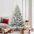 Vidaxl artificial pre-lit kerstboom met ballenset groen 180 cm
