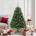 Vidaxl kunstkerstboom met 150 led groen 150 cm pvc en metaal