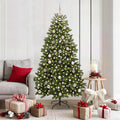 Vidaxl kunstkerstboom met 300 led groen 180 cm pvc en metaal