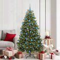 Vidaxl kunstkerstboom met 300 led groen 180 cm pvc en metaal